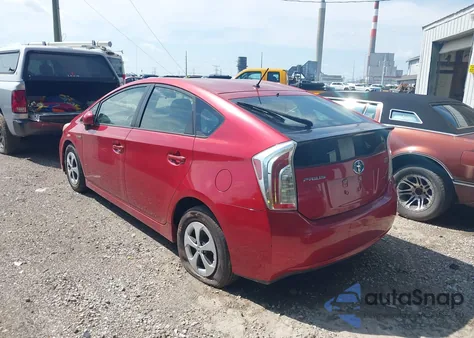 2012 Toyota Prius Two from USA, damaged, VIN JTDKN3DU5C5477362